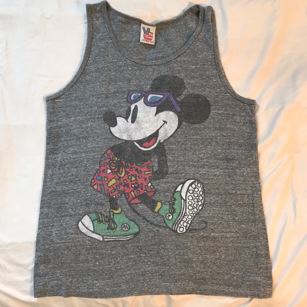 JUNK FOOD Vintage-Style Mickey Mouse Tank Top